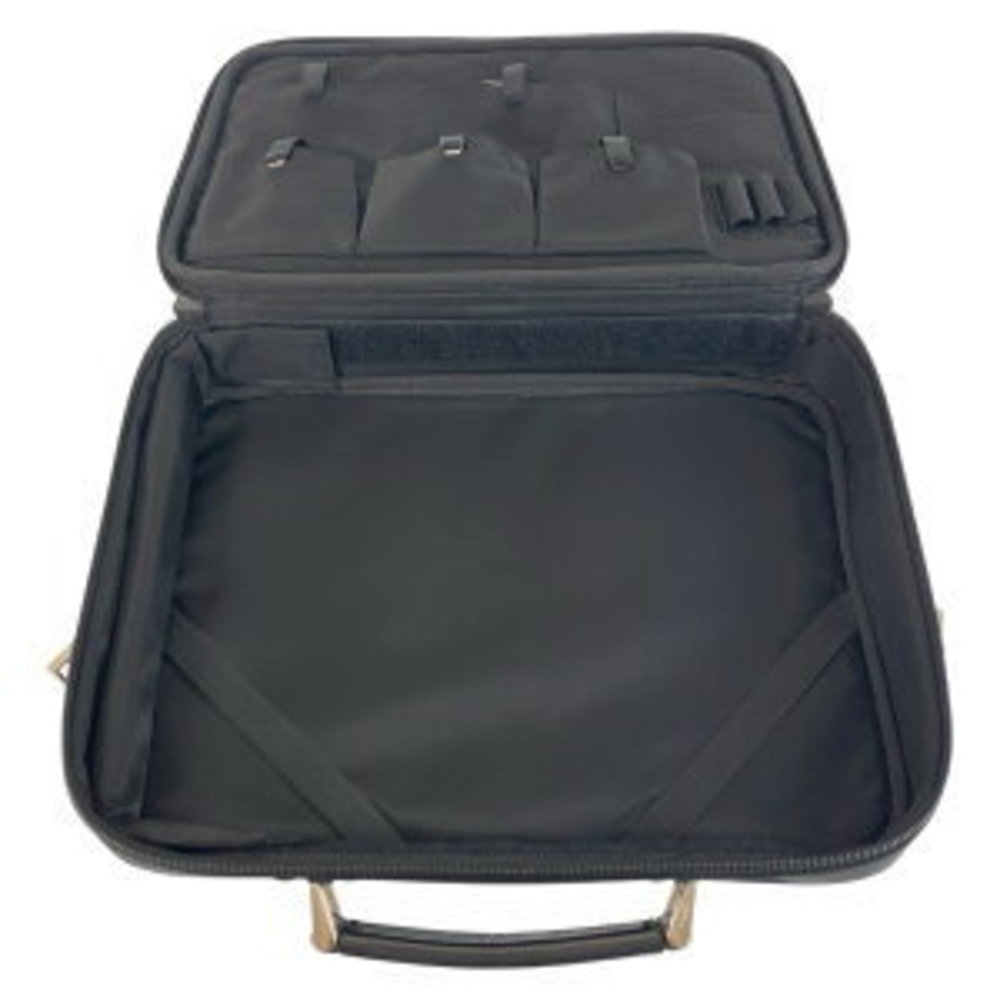 Prada Black Briefcase Triangular Bag Business Tes… - image 6